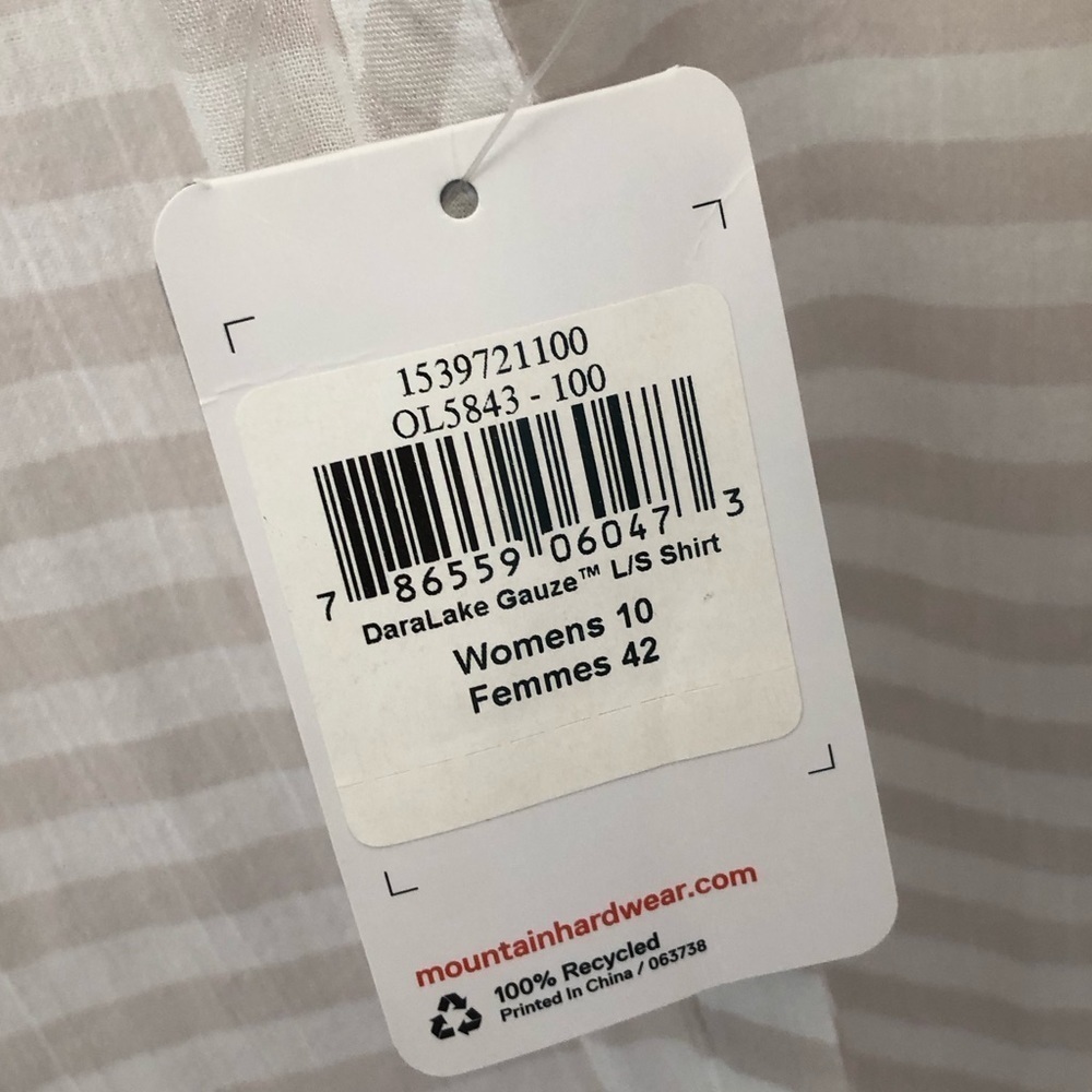 NWT Mountain Hardwear Daralake Cotton Gauze Button Down Shirt - Picture 8 of 16